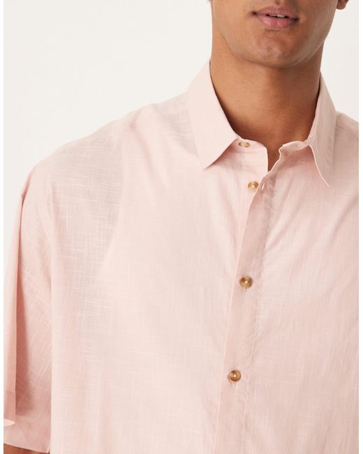 ASOS – kastiges oversize-hemd in Natural für Herren