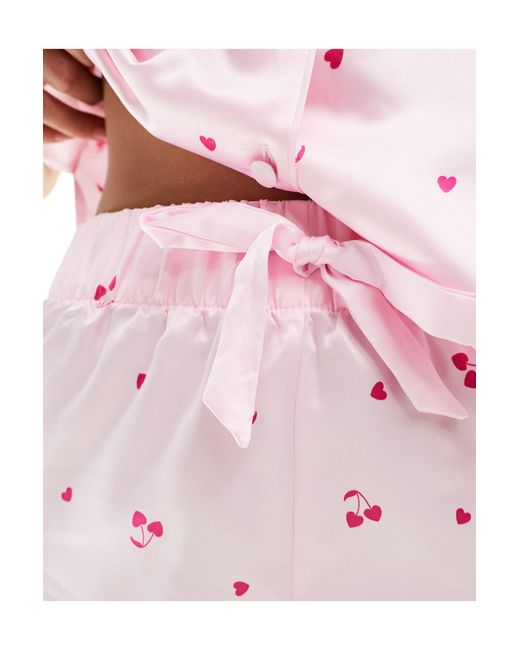 Boux Avenue Pink – kurzer pyjama