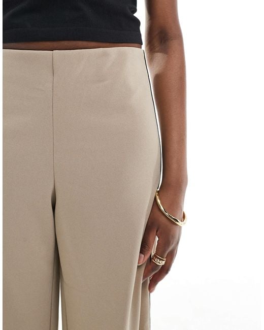 Vero Moda Multicolor Loose Pull On Trousers With Side Stripe