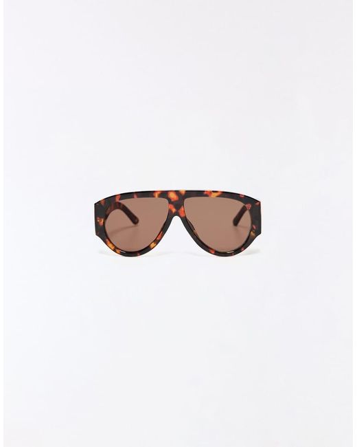 Bershka Black Plastic Sunglasses