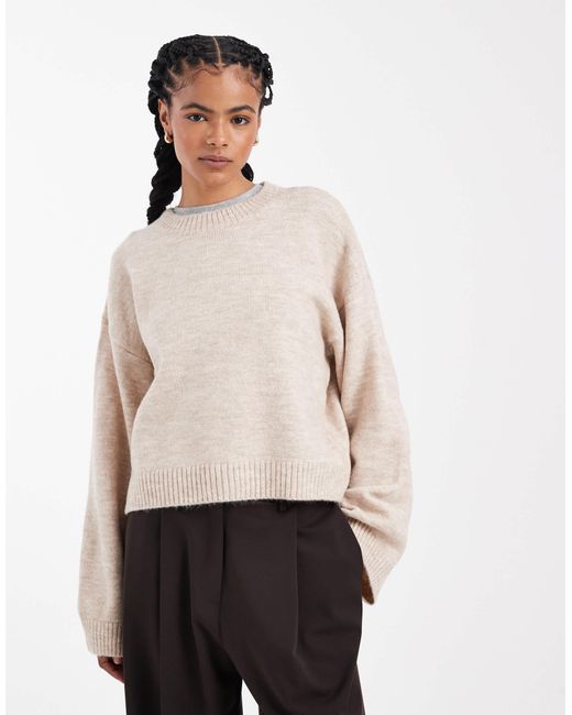 ASOS Natural – oversize-strickpullover