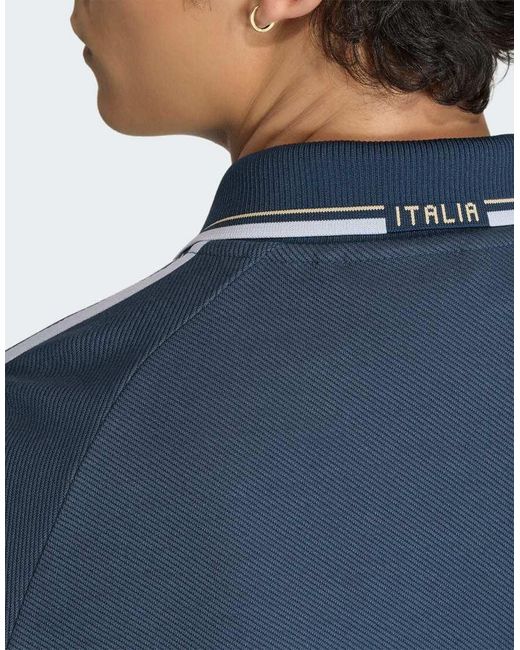 Adidas Originals Blue Italy Away Anthem Jacket for men