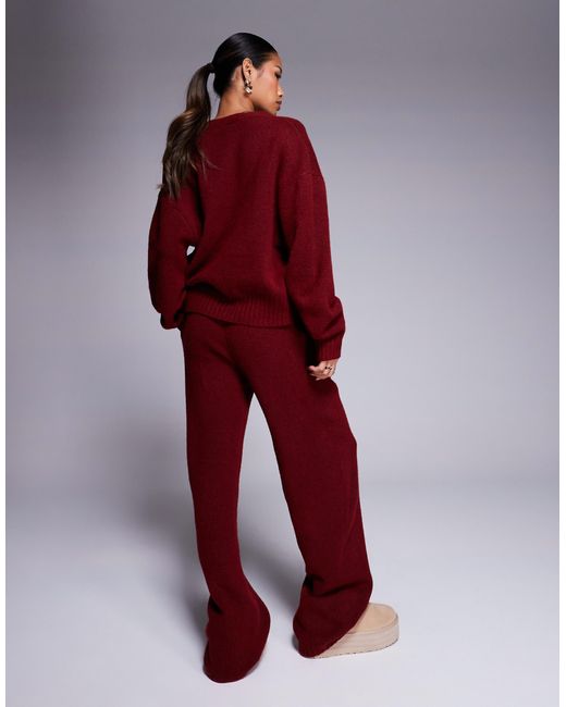 The Couture Club Red – jogginghose aus strick