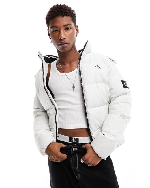 Calvin klein men's down puffer jacket hotsell