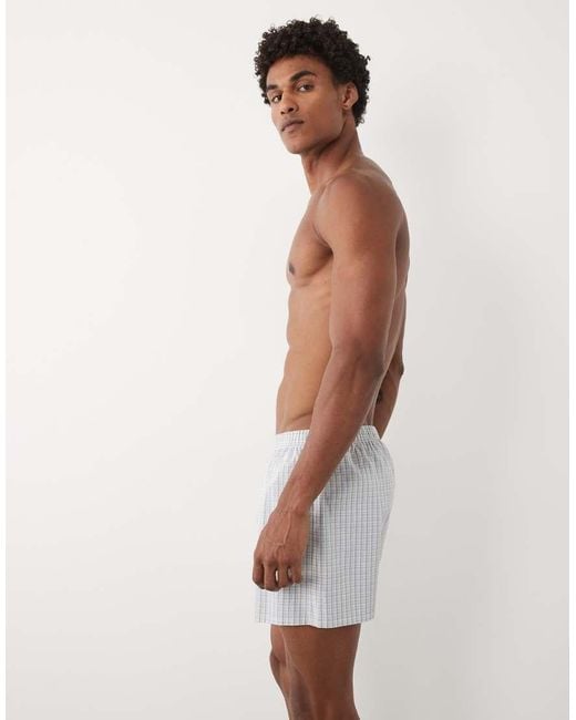ASOS Blue 2 Pack Woven Boxers for men