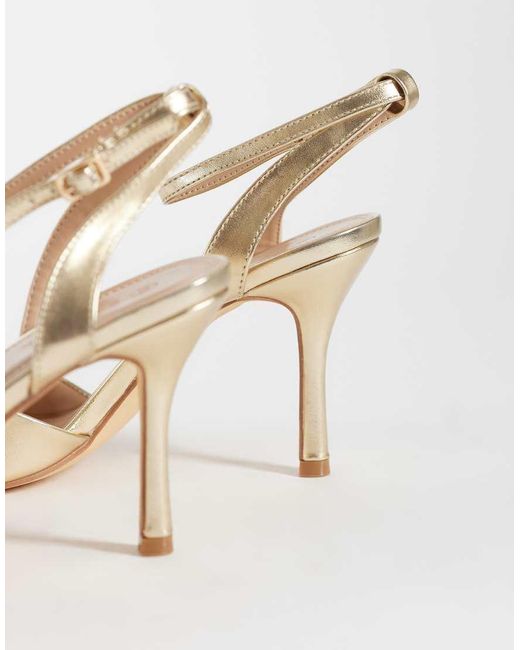 SEQWL Natural Lolly Heeled Sandals