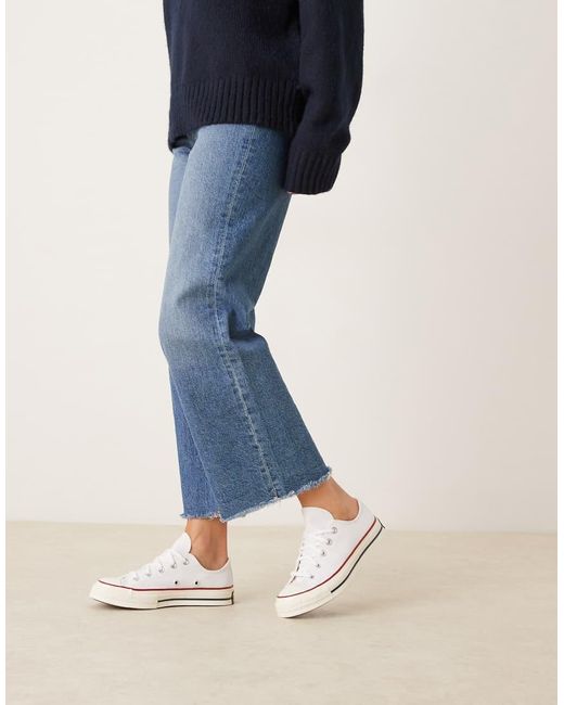 Converse Blue Chuck 70 Ox Wide Fit Vintage Canvas Sneakers
