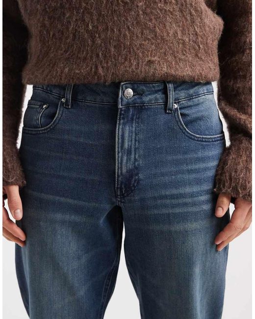 ASOS Blue Tapered Jeans for men