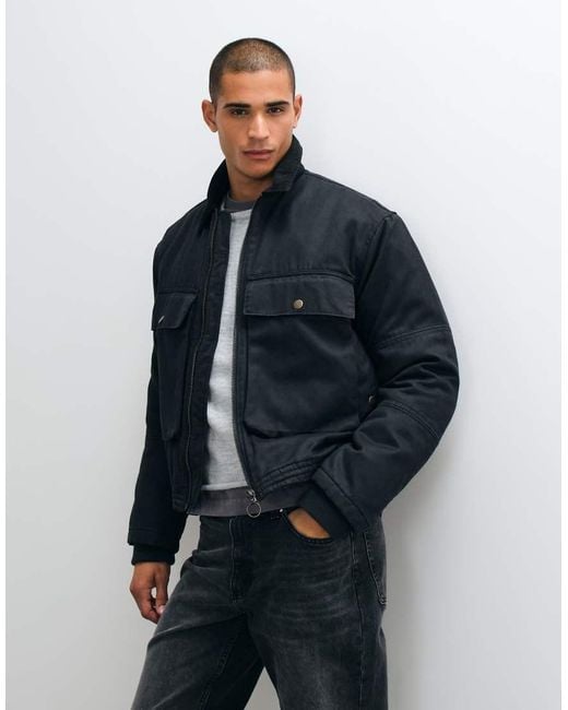 Giacca Utility Barn Nera di Weekday in Blue da Uomo