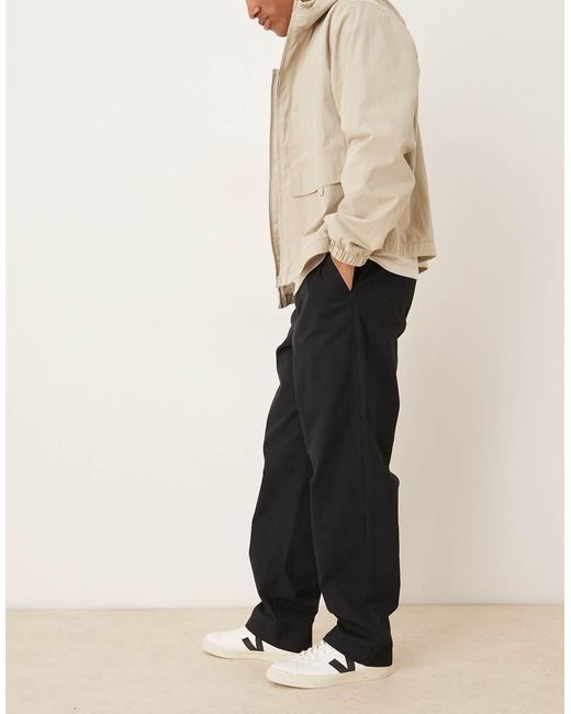 ASOS Natural Baggy Trousers for men