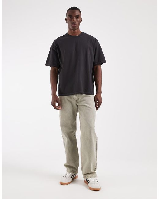 Jack & Jones Gray Washed T-shirt for men