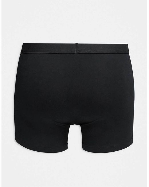 ASOS Blue 3 Pack Jersey Trunks for men