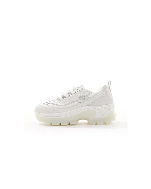 Skechers X Doja Cat Hi ryze Chunky Trainers in Grey Lyst UK