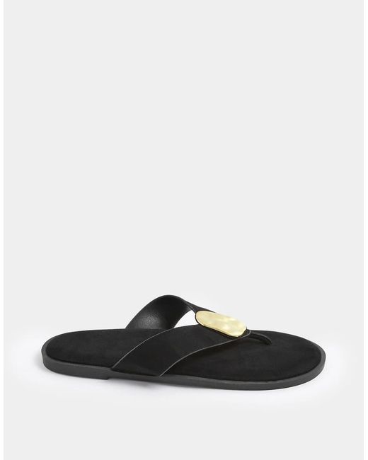 Yours Clothing White Disk Sandals