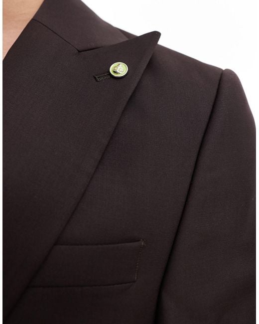 Twisted Tailor Black Buscot Suit Jacket for men