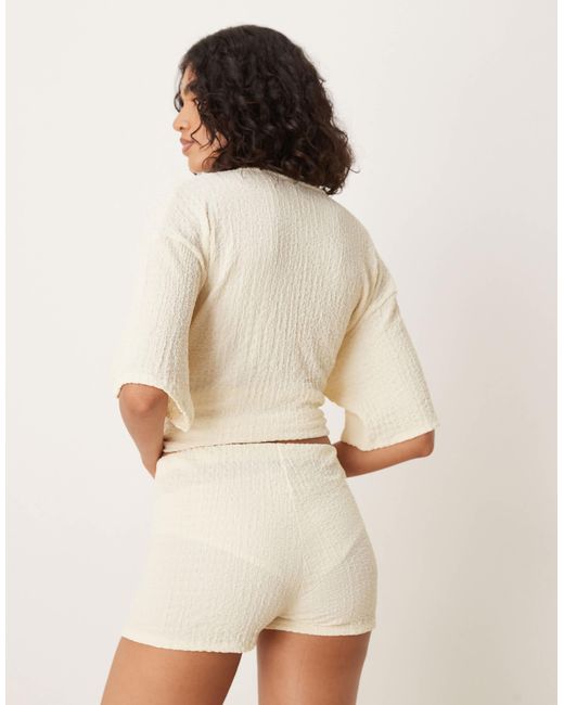 ASOS Natural – kurze shorts