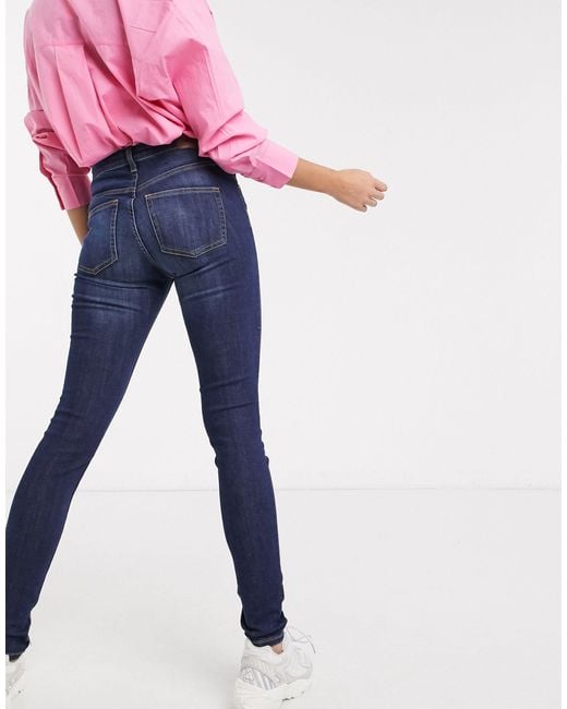 Monki slim mid waist jeans Clearance