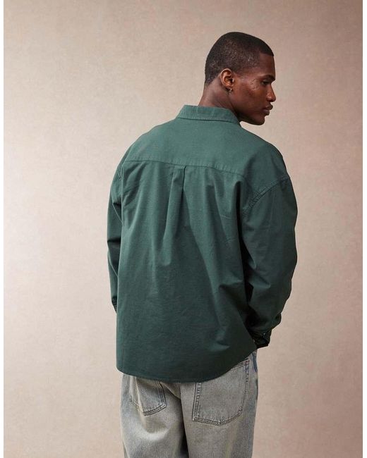 Camicia Oversize Squadrata Bottiglia di ASOS in Multicolor da Uomo
