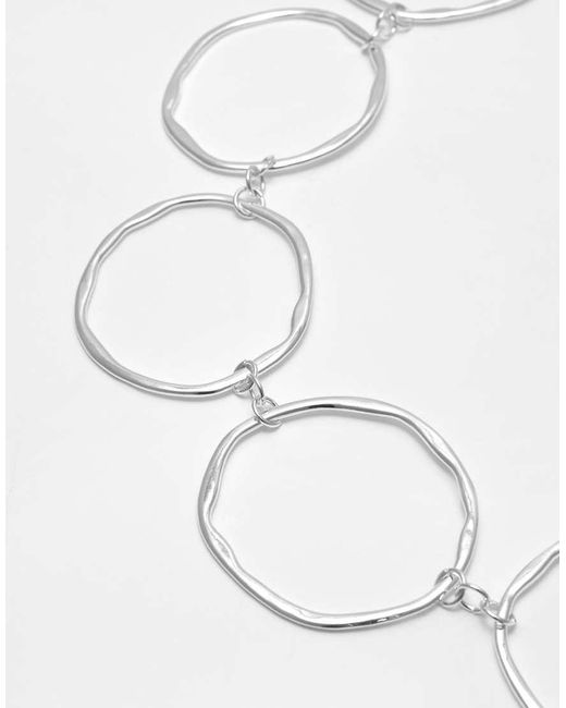 Pull&Bear Gray Belt With Circles