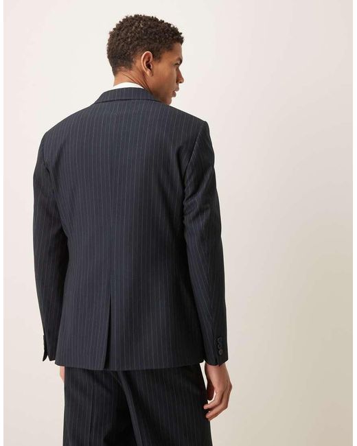 ASOS Blue Slim Suit Jacket for men