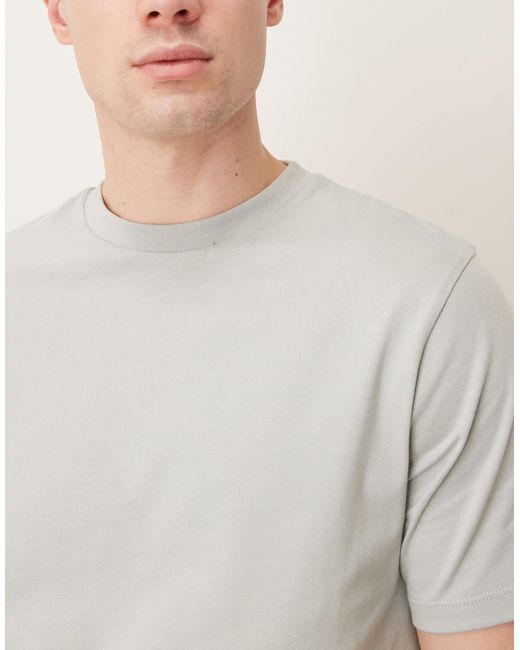 ASOS – 3er-pack basic-t-shirts in Natural für Herren