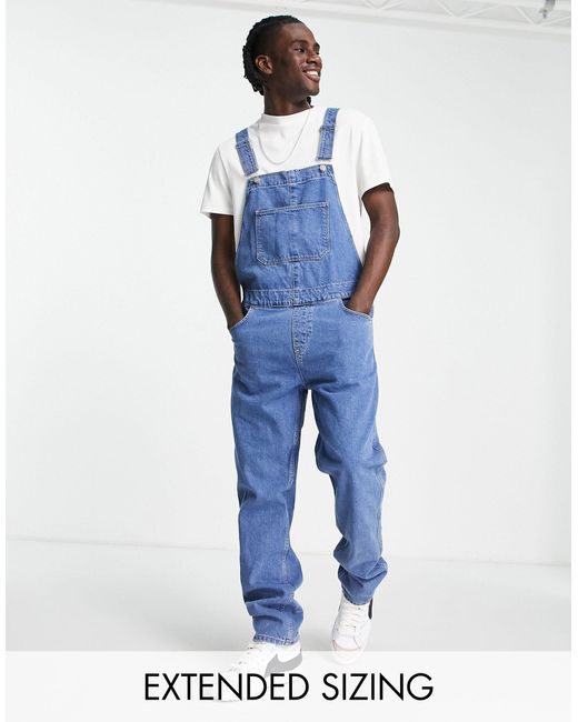 ASOS Denim Dungarees in Blue for Men 