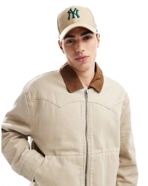 Cotton On Natural Relaxed Carpenter Jacket for men