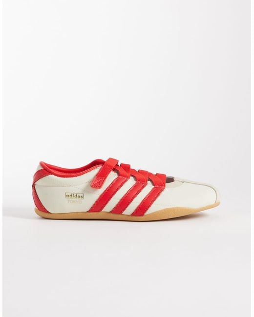 Adidas Originals Red Tokyo Mary Jane Flats