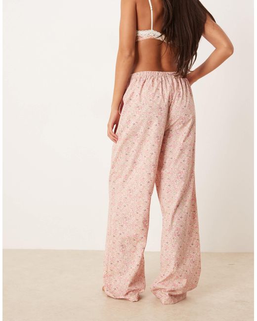 ASOS Natural Georgie Mix & Match Woven Pants