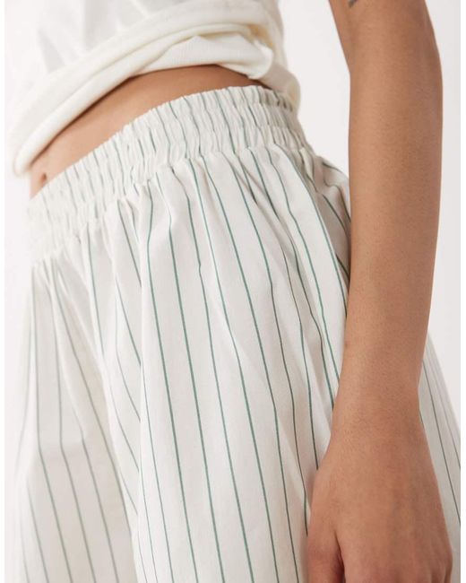 ASOS Natural Pull On Bermuda Shorts