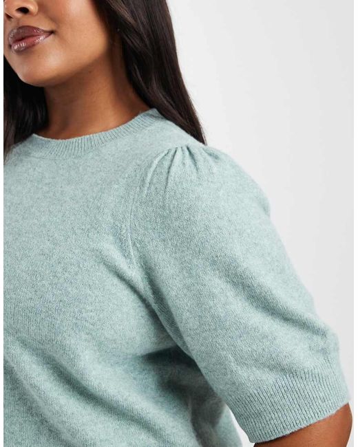 ONLY Blue Short Sleeves Knitted Jumper
