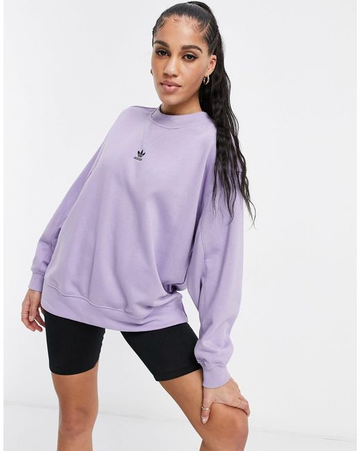 adidas lavender sweatshirt