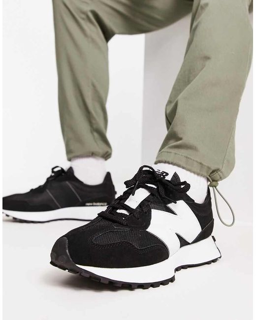 New Balance Black 327 Trainers