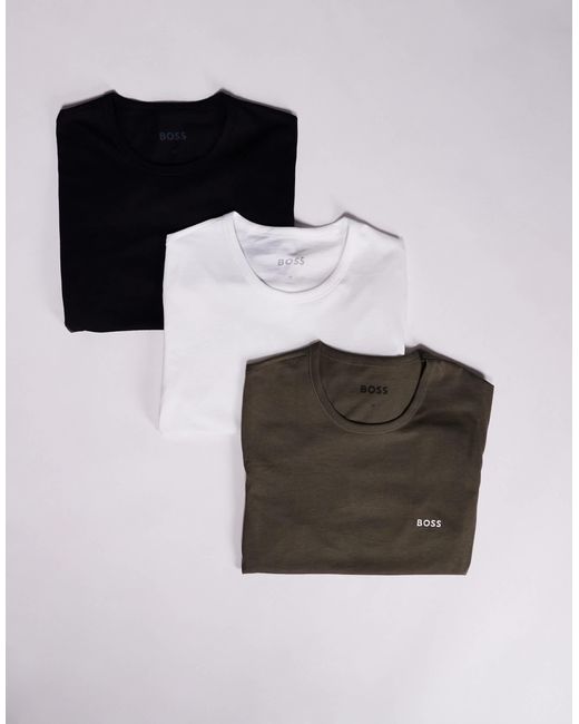 Boss – classic – 3er-pack t-shirts in Black für Herren
