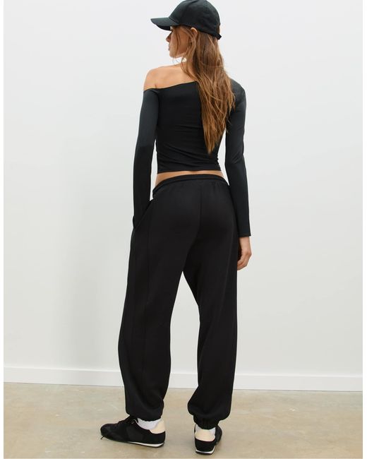 Stradivarius White – weiche, weite jogginghose