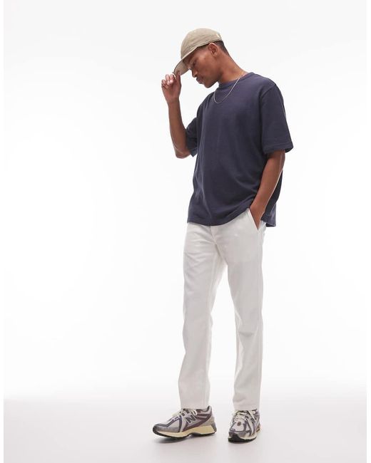 ARKET Blue Heavyweight Boucle Jersey Oversized T-shirt for men