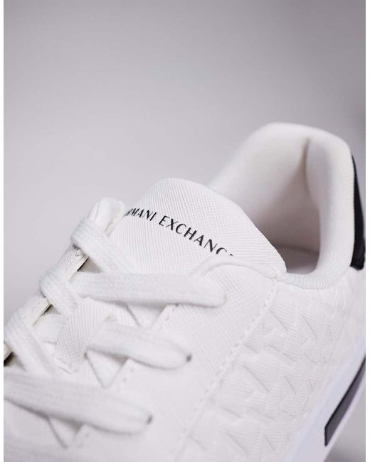 ARMANI EXCHANGE Black Trainers for men