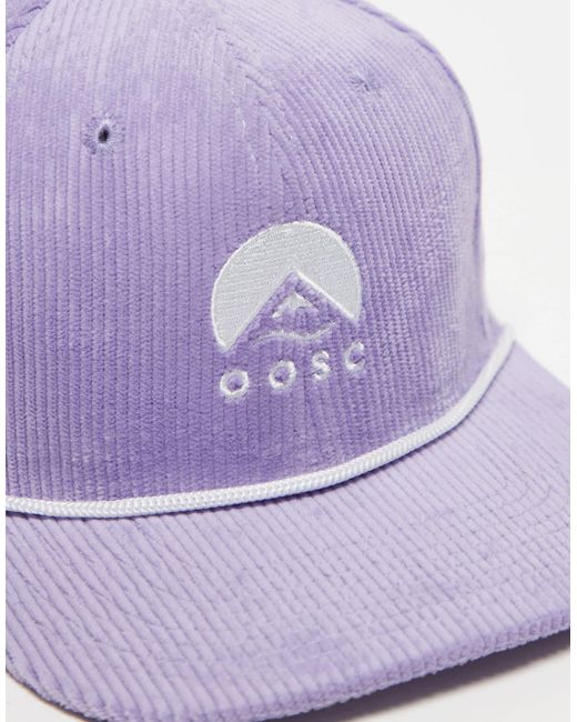 OOSC Purple – mütze aus cord