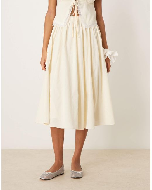 Glamorous Natural Midaxi A-line Skirt