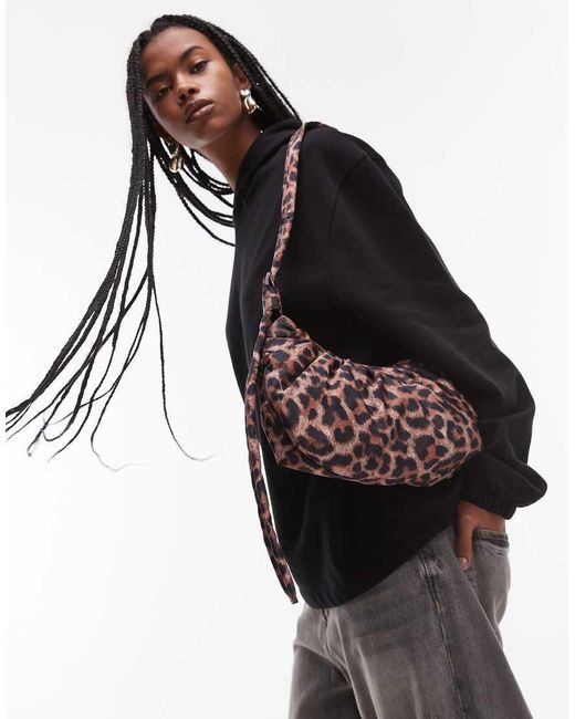 TOPSHOP Black Cian Crossbody Bag