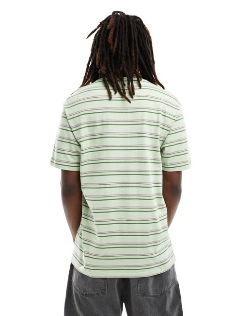 Columbia Green Somer Slope Ii Striped T-shirt for men