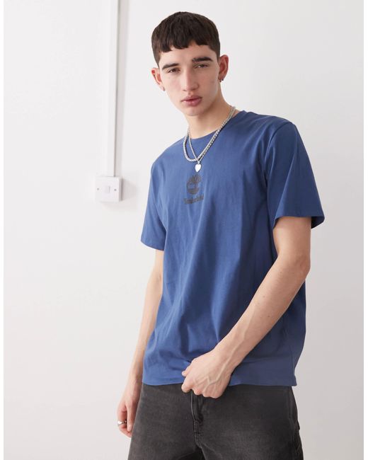 Timberland – t-shirt in Blue für Herren