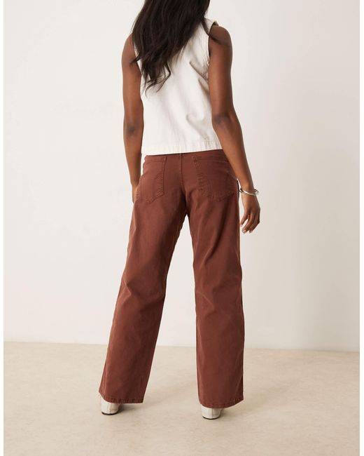 Dickies Brown – river ranch – canvas-hose im western-design