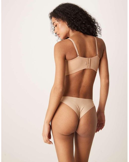 Boux Avenue Natural Strapless U-Wire Microfibre Multiway Bra
