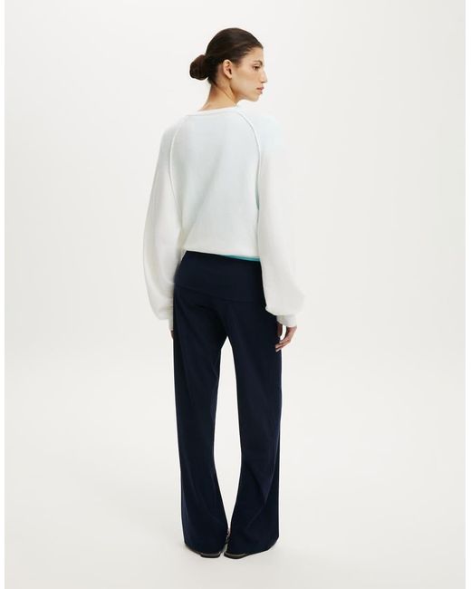 Cotton On White Honey Fold Over Pant
