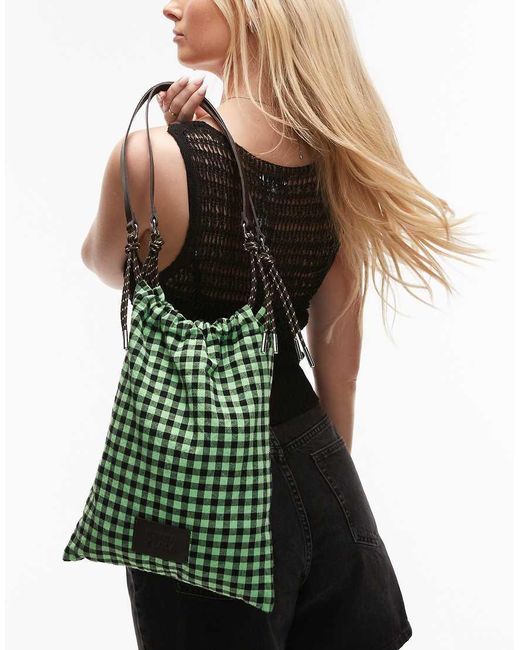 Bimba Y Lola Schouderstrandtas Met Logo in het Green