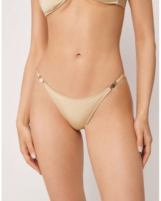 Calzedonia Natural Brazilian Bikini Bottoms Minimal Fit