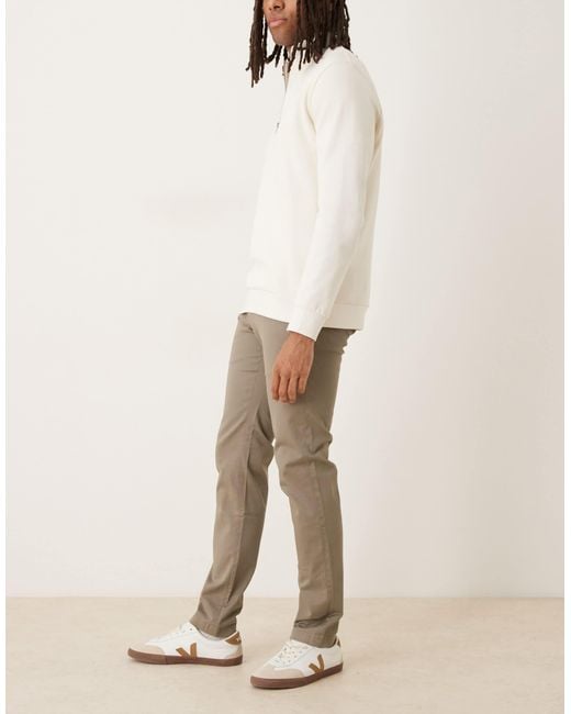 Mango Natural Cotton Slim Fit Trouser for men