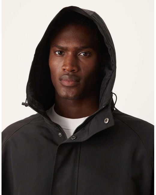 New Look Natural Tech Hooded Parka for men