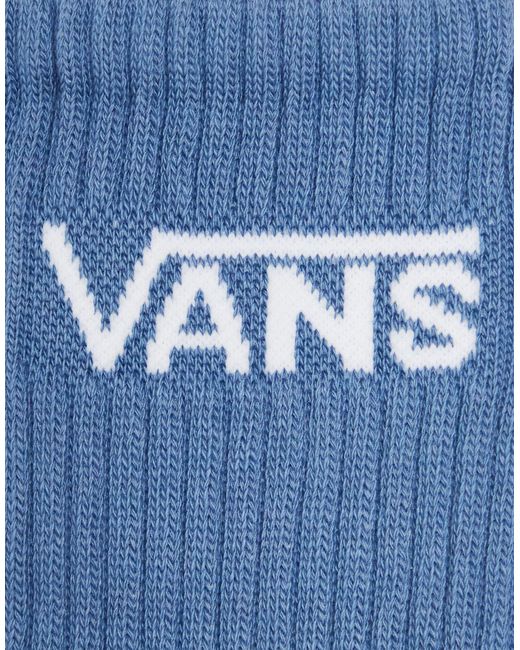Vans Blue 3 Pack Classic Crew Socks for men